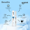 Oralvit Teeth Whitening Pen |Vegan | Enamel-Safe| Removes Stains & Whitens Teeth | Unisex - 2Ml
