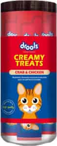 Drools Cat Lickable Creamy Treats Crab & Chicken For All Life Stages 25pcs Pack | 375g Pack