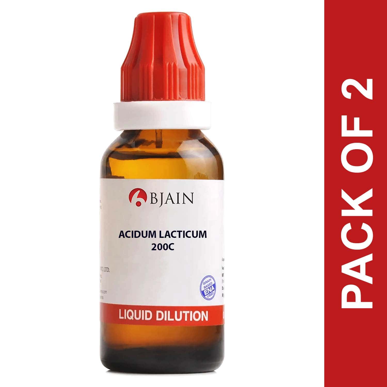 Bjain Acidum Lacticum Dilution 200c | 30ml (Pack Of 2)