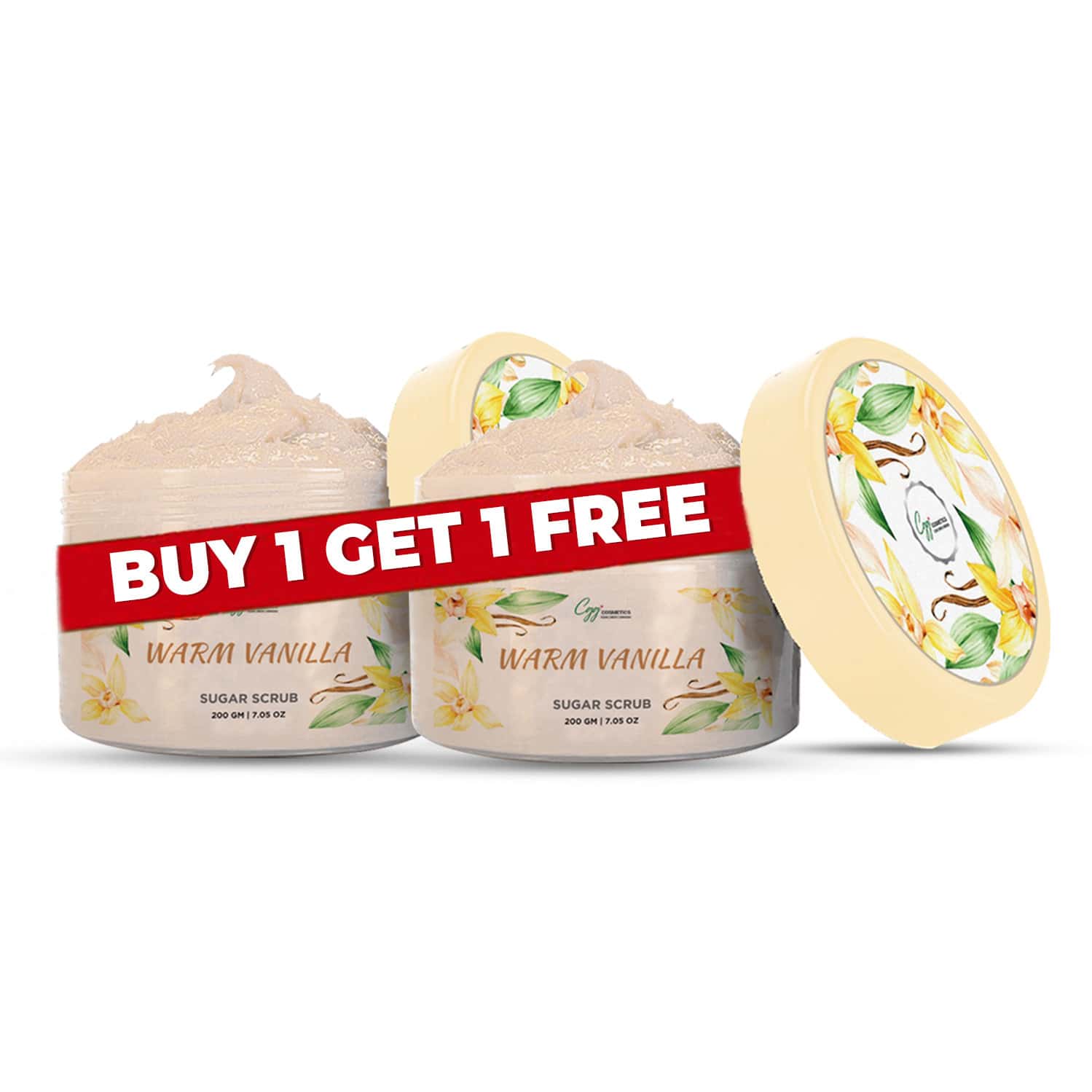 Cgg Cosmetics Warm Vanila Body Scrub ( B1g1 ) Free 200gm