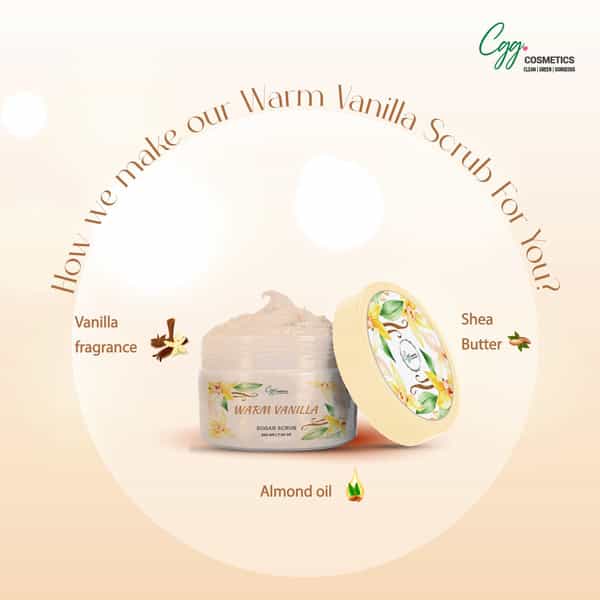 Cgg Cosmetics Warm Vanila Body Scrub ( B1g1 ) Free 200Gm