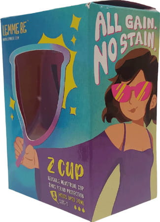Lemme Be Z Cup - Reusable Menstrual Cup Combo|Small & Medium Size|Fda Approved|20ml & 25ml (Medium)