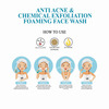 Anti Acne & Chemical Exfoliation Foaming Face Wash