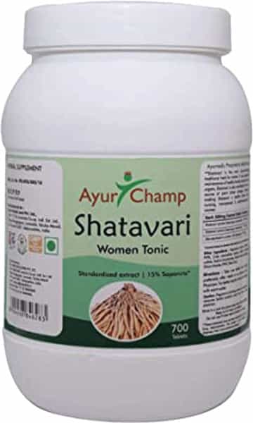 Ayur Champ Shatavari 700 Tablets