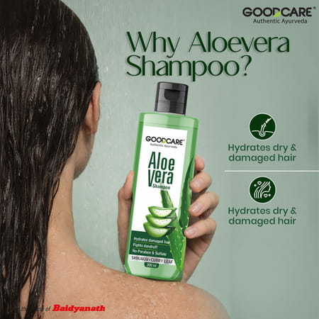 Goodcare Aloe Vera Enriched With Vitamin E Shampoo 200Ml