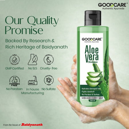 Goodcare Aloe Vera Enriched With Vitamin E Shampoo 200Ml