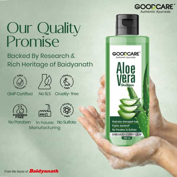 Goodcare Aloe Vera Enriched With Vitamin E Shampoo 200Ml