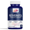 Fitness Veda 99.9% Pure Trans Resveratrol 500Mg Supplement Slow Down Aging (60 Veg Capsules)