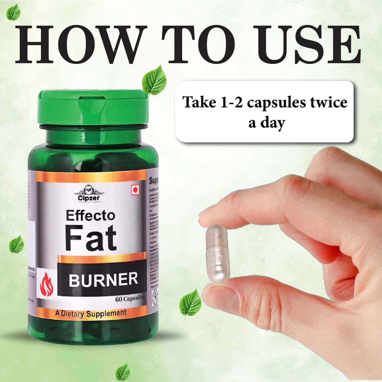 Buy CIPZER EFFECTO FAT BURNER CAPSULE ACCELERATE FAT BURN & BOOST