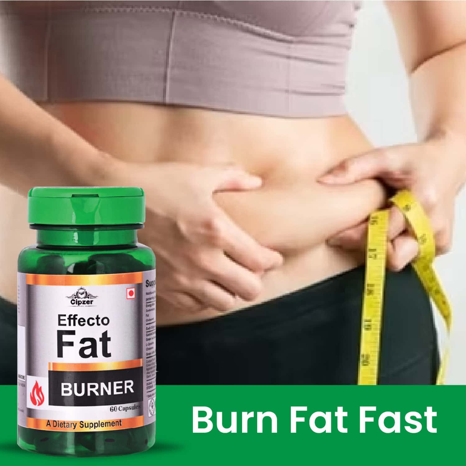 Buy CIPZER EFFECTO FAT BURNER CAPSULE ACCELERATE FAT BURN & BOOST