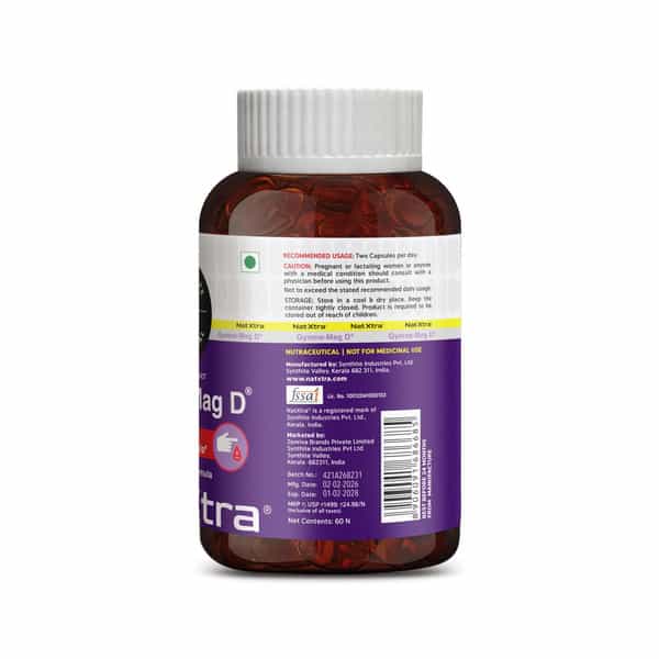 Natxtra Gymne-Mag D - For Blood Sugar Control - 1X (60 Capsules)