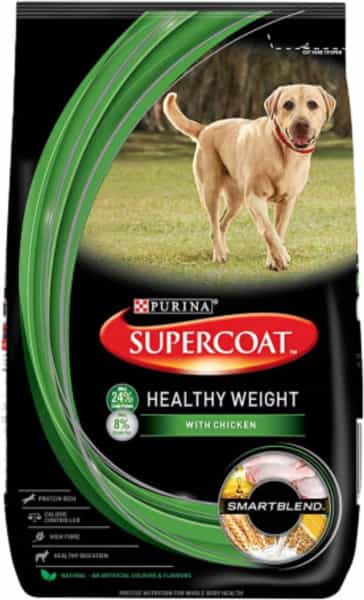 Purina Adult Supercoat Healthy Weight Dry Dog Food | Chicken | 3 Kg
