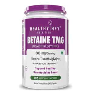 Healthyhey Nutrition Betaine Trimethylglycine (tmg) - 120 Veg. Capsules