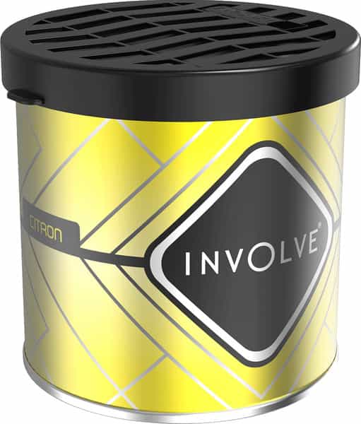 Involve Gel Can Citron Air Freshener With Drivfresh - Fresh Lemon Gel Car Perfume - Itg02