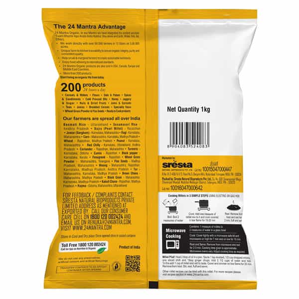 24 Mantra Organic_little Millet 1Kg | Pack Of 3