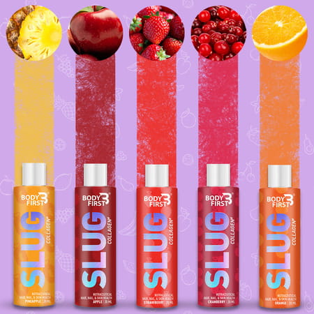 Bodyfirst Collagen Slug | Strawberry (Pack Of 20)
