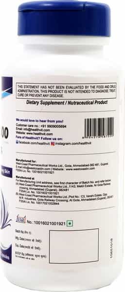 Healthvit Biotino-5000 Biotin 5000 Mcg For Hair Skin And Nails Complete Multivitamin - 120 Capsules