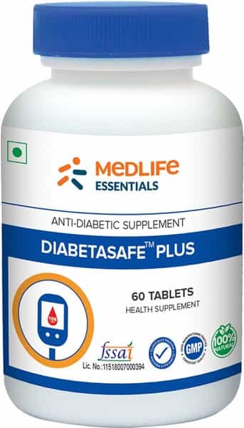 Diabetasafe Plus Pack Of 3 Tablet 3*60 Medlife Essential