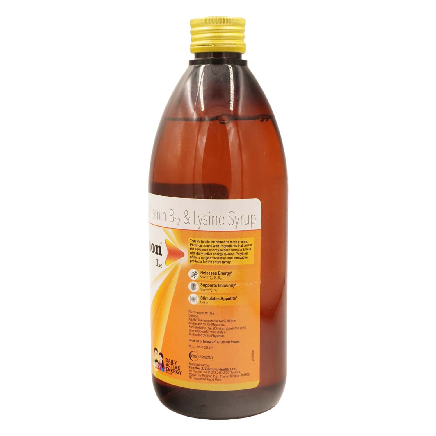 Polybion Lc Mango Flavour | Double Benefit Formula For Recovery & Appetite| 400 Ml