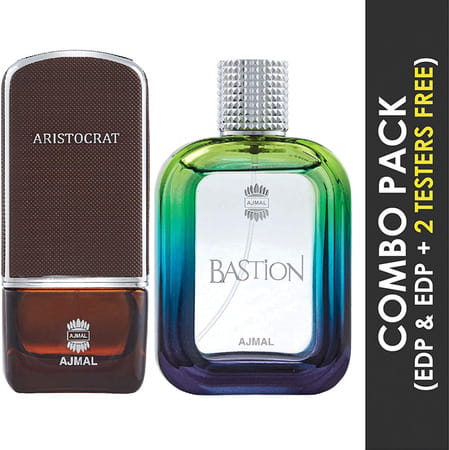 Ajmal Aristocrat Edp 75ml Perfume For Men And Bastion Edp 100ml Perfume For Men
