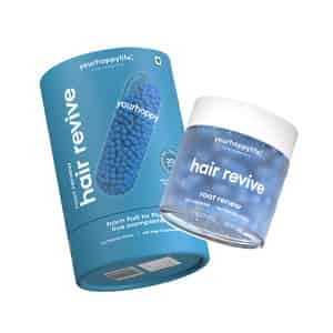 Yourhappylife Hair Capsules With Keranat | Biotin (10000 Mcg) | Natural Dht Blockers - 60 Capsules