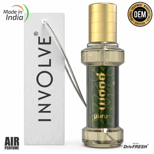 Involve Rainforest Purewood Scent Car Perfume - Fresh Woody Fragrance Spray Air Freshener - Irf11