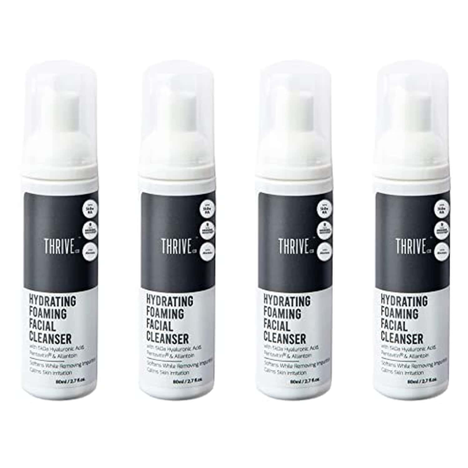 Thriveco Hydrating Foaming Cleanser (Face Wash) Unisex Of All Skin Types 80ml X Pack Of 4