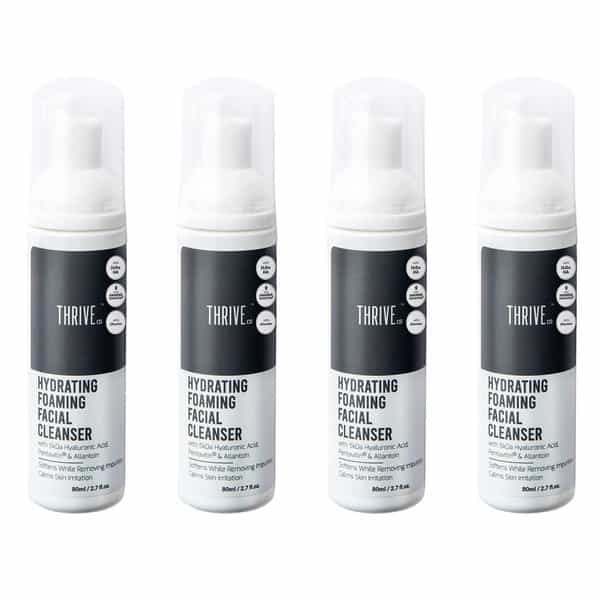 Thriveco Hydrating Foaming Cleanser (Face Wash) Unisex Of All Skin Types 80Ml X Pack Of 4