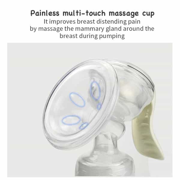 Buddsbuddy Manual Breast Pump Premium Quality 1 Pc White