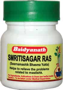 Baidyanath Asli Ayurved Smritisagar Ras 80 Tablets (pack Of 2)