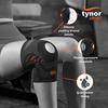 Tynor Knee Cap Air Open Patella Black & Orange Medium 1 Unit