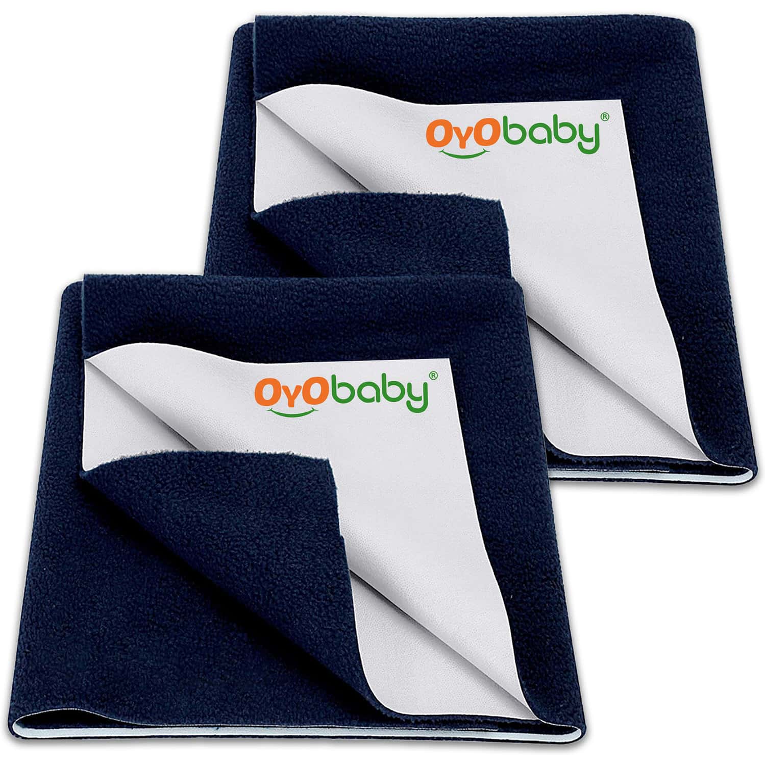 Oyo Baby Waterproof Baby Dry Sheet | Small 70x50 Cm (Pack Of 2) Mattress Protector | Quick Dry & Ext