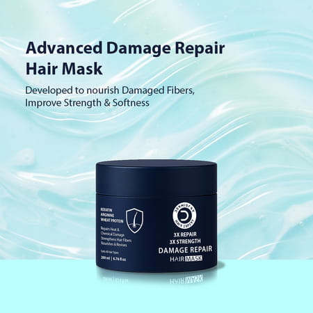 Dermistry Damage Control Breakage Repair Mask Keratin Argan Oil & Protein For Dry Damaged Hair 200ml