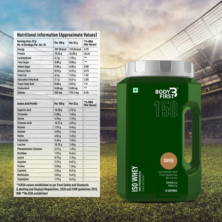 Bodyfirst Iso Whey | 32 Servings | 1 Kg | Double Chocolate