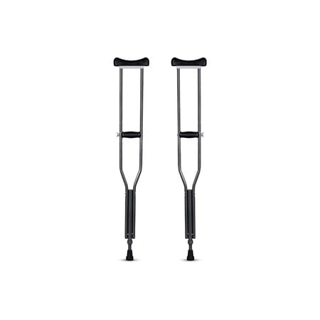 Stergic Next Adjustable Crutches For Injury Recovery Mobility & Comfort Support Pair 1 No'S