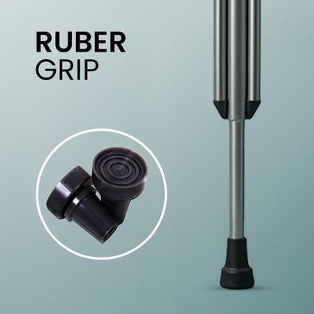 Stergic Next Adjustable Crutches For Injury Recovery Mobility & Comfort Support Pair 1 No'S