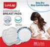 Luvlap Ultra Thin Honeycomb Disposable Nursing Breast Pads For Breast Feeding Mothers 36 Pc