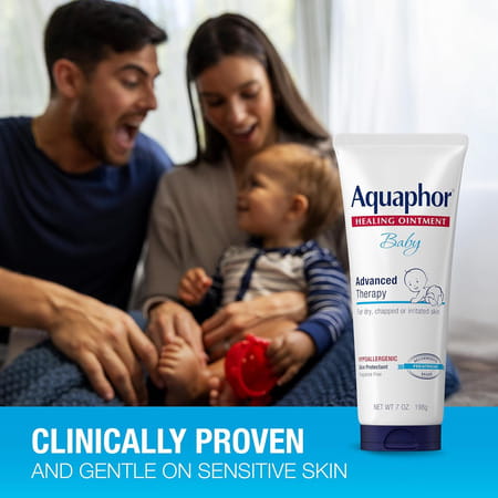 Aquaphor Baby Healing Oinment Skin Protectant Reliefs Diaper Rash 7 Oz 198 Gm