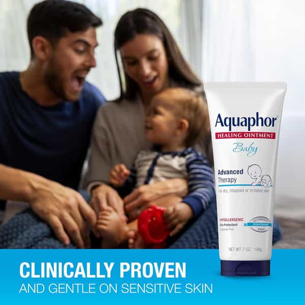Aquaphor Baby Healing Oinment Skin Protectant Reliefs Diaper Rash 7 Oz 198 Gm