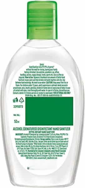 Dettol Original Instant Hand Sanitizer 52Ml
