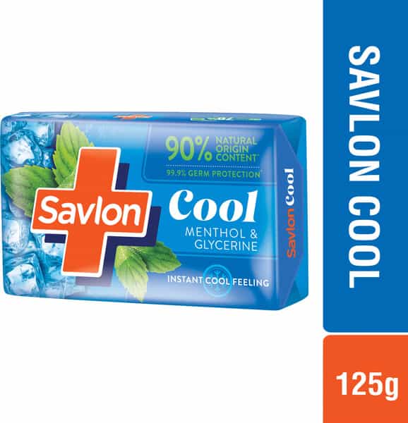 Savlon Cool Menthol Glycerine Soap 125 G