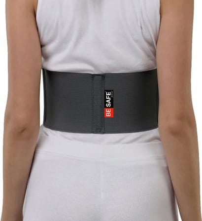 Besafe Forever Rib Support Chest Binder Compression Brace | Grey | Xl