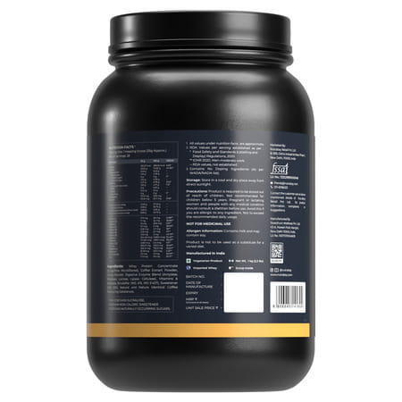 Nutrabay Gold 100% Whey Protein Concentrate Cafe Mocha - 1kg