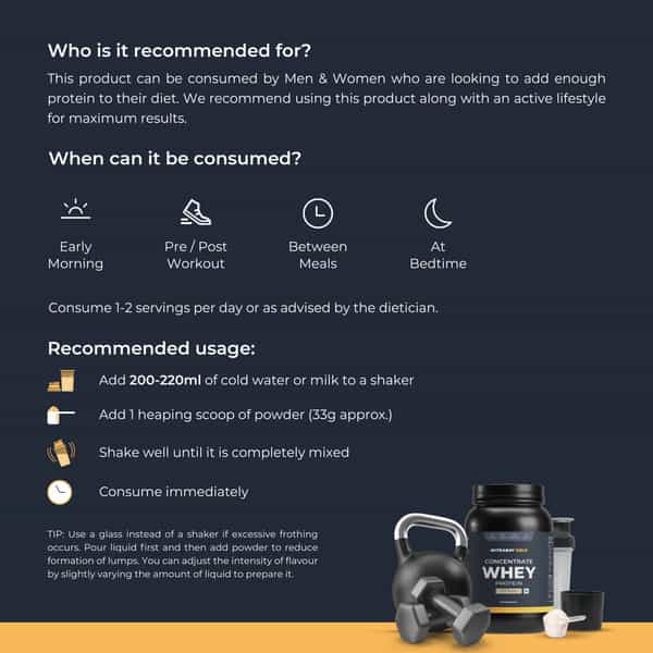 Nutrabay Gold 100% Whey Protein Concentrate Cafe Mocha - 1Kg