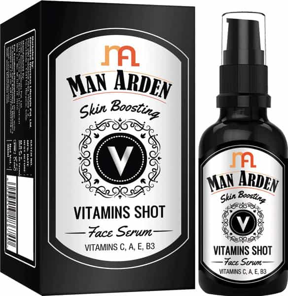 Man Arden Skin Boosting Combo -Charcoal Peel Off Mask + Face Serum + Coffee Face Wash