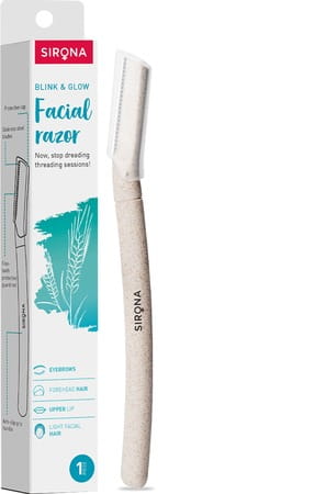 Sirona Blink & Glow Facial Razor For Women - 1 Razor