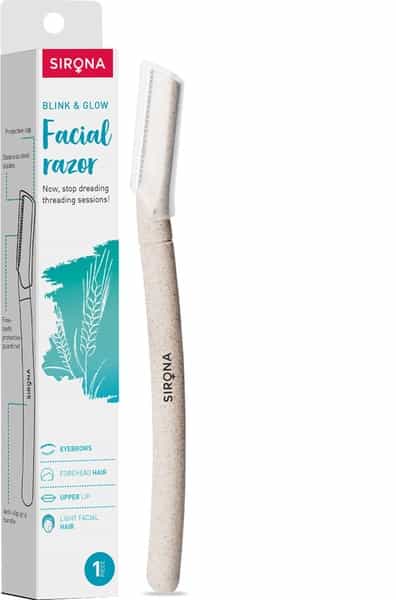 Sirona Blink & Glow Facial Razor For Women - 1 Razor