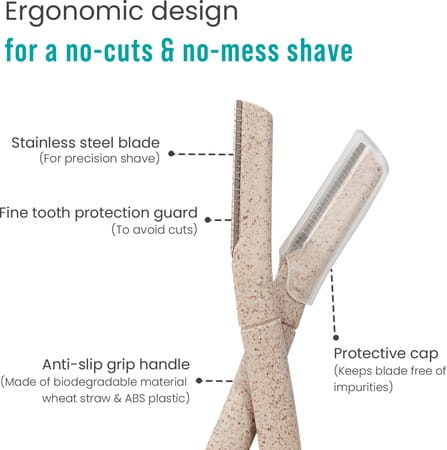 Sirona Blink & Glow Facial Razor For Women - 1 Razor