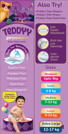 Teddyy Baby Pants Premium 1xl 28x8 C