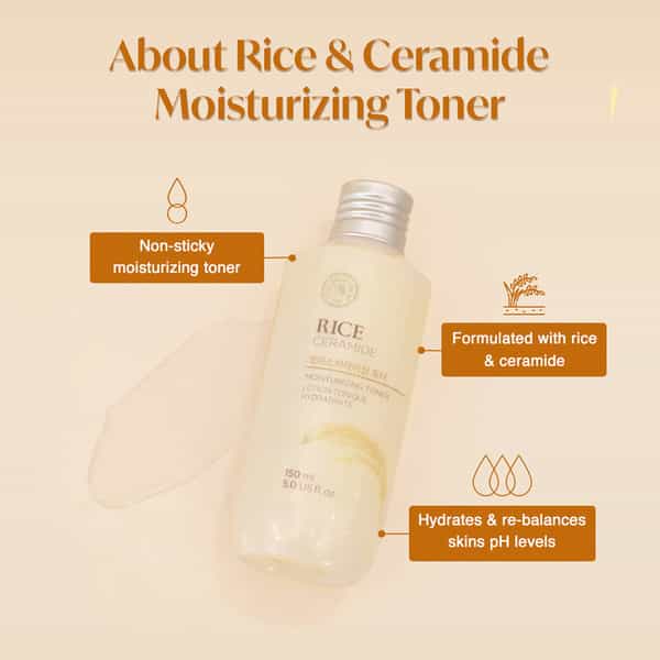 The Face Shop Rice & Ceramide Moisturizing Toner